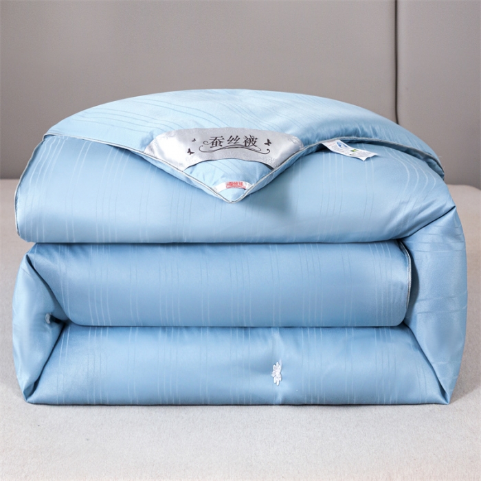 91家纺网 家纺一手货源 找家纺 （总）恒鑫 2025新款全棉提花桑蚕丝夏被春秋被冬被子母被被芯