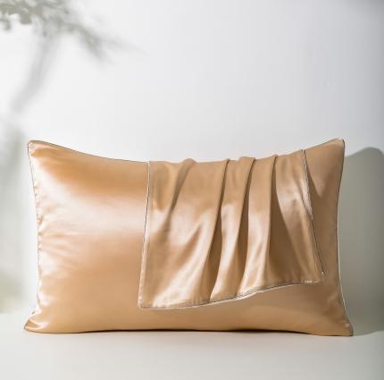 91家纺网 家纺一手货源 找家纺 总 嘉恋 2023新款百分百21姆真丝枕套单只装送礼盒包装