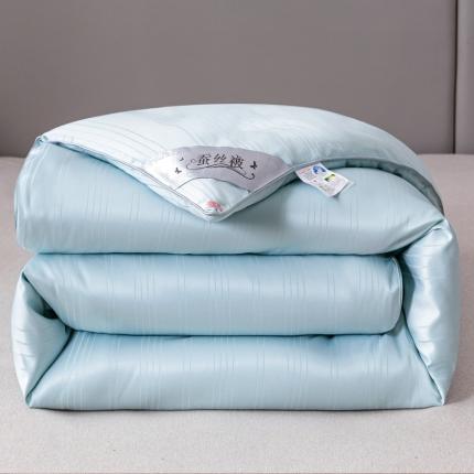 恒鑫 2025新款全棉提花桑蚕丝夏被春秋被冬被子母被被芯 水草兰