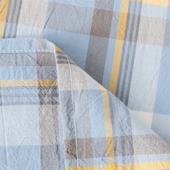 91家纺网 家纺一手货源 找家纺 优眠坊 2025新款全棉色织水洗棉单床单 简兮兰（床单款）