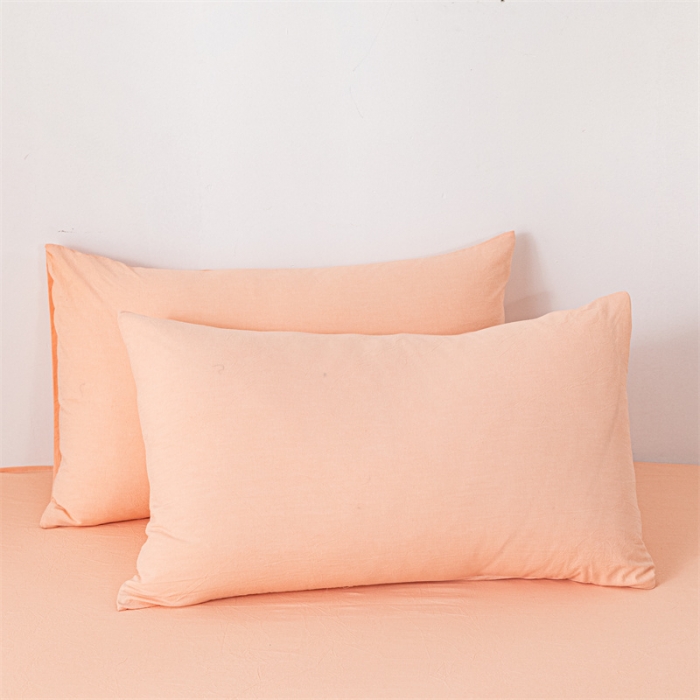 91家纺网 家纺一手货源 找家纺 优眠坊 2025新款全棉色织水洗棉单床单 肉粉（床单款）