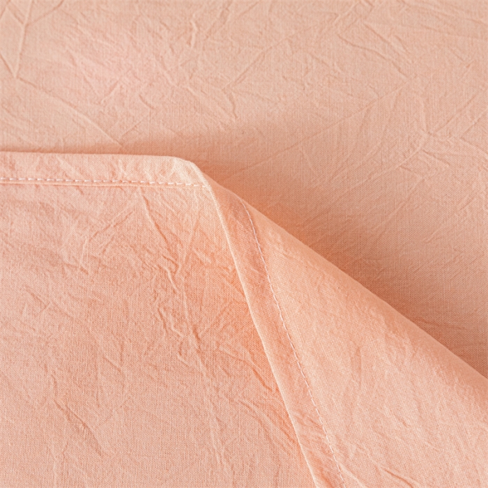 91家纺网 家纺一手货源 找家纺 优眠坊 2025新款全棉色织水洗棉单床单 肉粉（床单款）