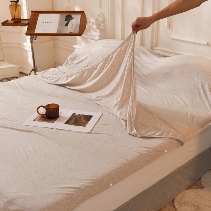 91家纺网 家纺一手货源 找家纺 （总）甜之梦家纺 2025新款全棉针织棉睡袋单品（任何尺寸可以定制）