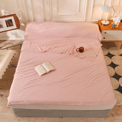 甜之梦家纺 2025新款全棉针织棉睡袋单品（任何尺寸可以定制） 浅粉