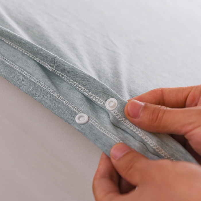 91家纺网 家纺一手货源 找家纺 甜之梦家纺 2025新款全棉针织棉睡袋单品（任何尺寸可以定制） 水绿