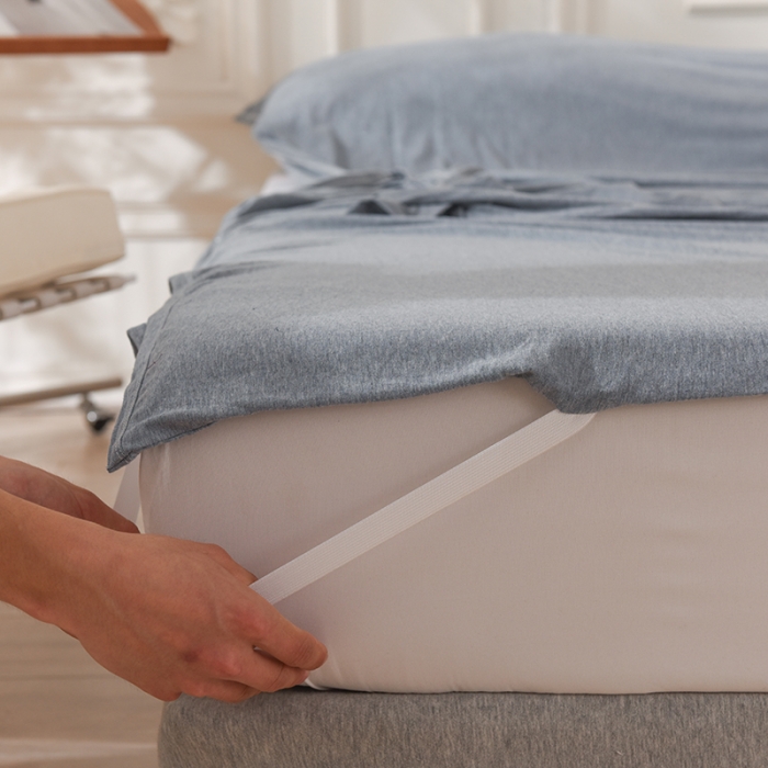 91家纺网 家纺一手货源 找家纺 甜之梦家纺 2025新款全棉针织棉睡袋单品（任何尺寸可以定制） 烟蓝