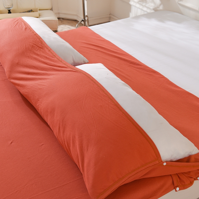 91家纺网 家纺一手货源 找家纺 甜之梦家纺 2025新款全棉针织棉睡袋单品（任何尺寸可以定制） 棕红