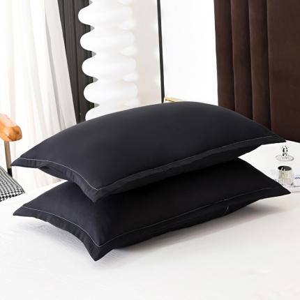 91家纺网 家纺一手货源 找家纺 （总）亿佳人 2023新款亲肤水洗棉纯色系列单品枕套