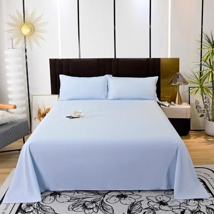 91家纺网 家纺一手货源 找家纺 （总）亿佳人 2023新款亲肤水洗棉纯色系列床单三件套