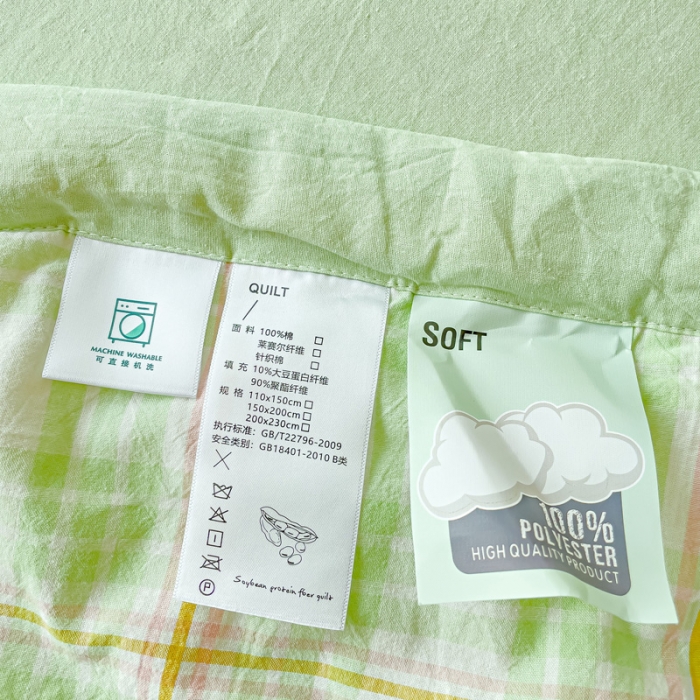 91家纺网 家纺一手货源 找家纺 千朵 2023新款水洗色织夏被