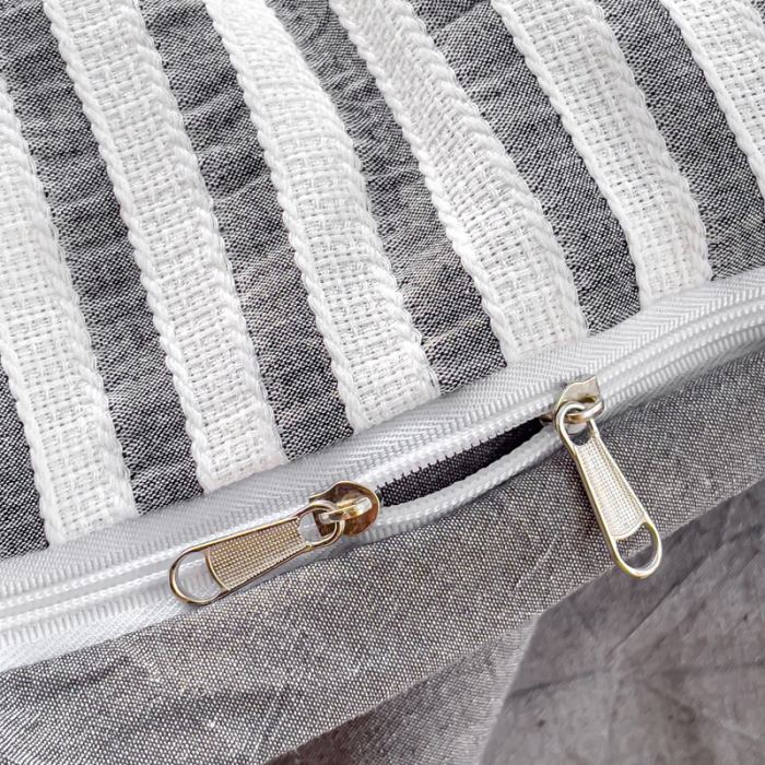 91家纺网 家纺一手货源 找家纺 （总）千朵 2023新款色织条纹四件套