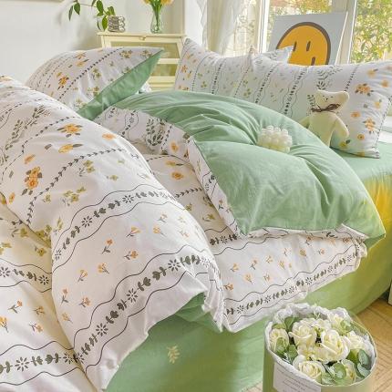 N先生 2025全棉13372卡通小清新系列四件套（提供买家秀）花之恋