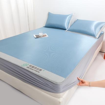 91家纺网 家纺一手货源 找家纺 （总）春晓 2024新款A类绣花抗菌冰丝席