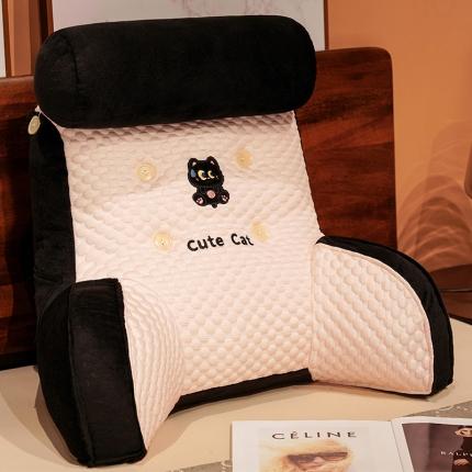 91家纺网 家纺一手货源 找家纺 （总）仟亿莱 2023新款大眼仔系列冰豆豆拥抱腰靠