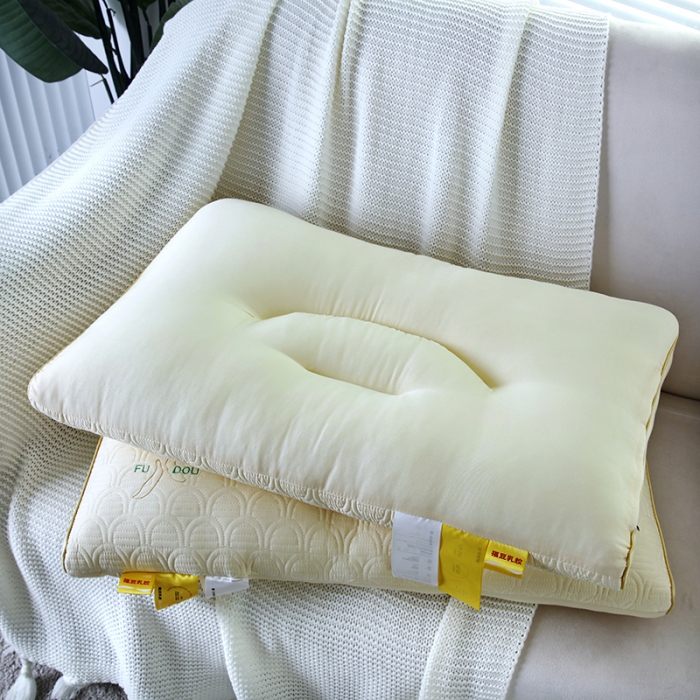 91家纺网 家纺一手货源 找家纺 （总）拾光 2023新款立体乳胶福豆柔软云感枕芯