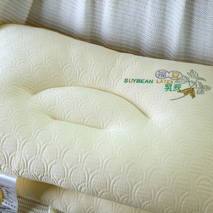 91家纺网 家纺一手货源 找家纺 （总）拾光 2023新款立体乳胶福豆柔软云感枕芯