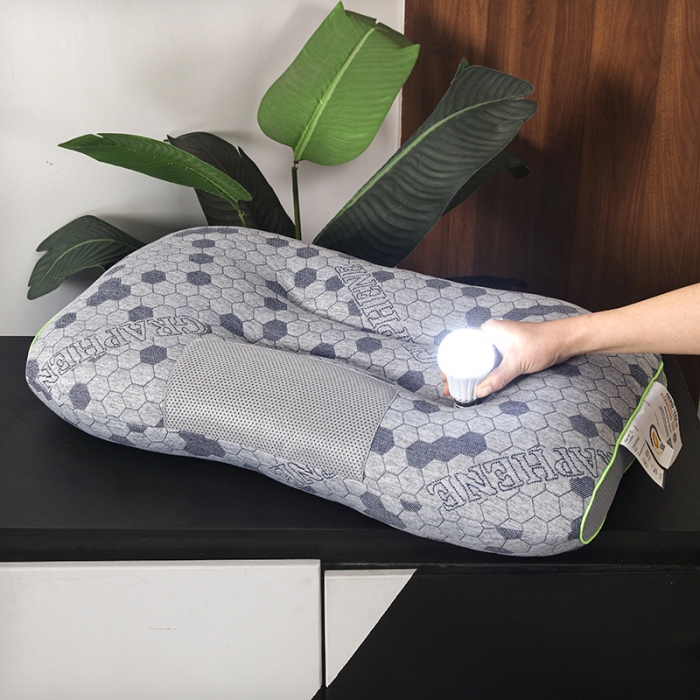 91家纺网 家纺一手货源 找家纺 （总）拾光 2023新款分区能量水立方护颈枕芯枕头