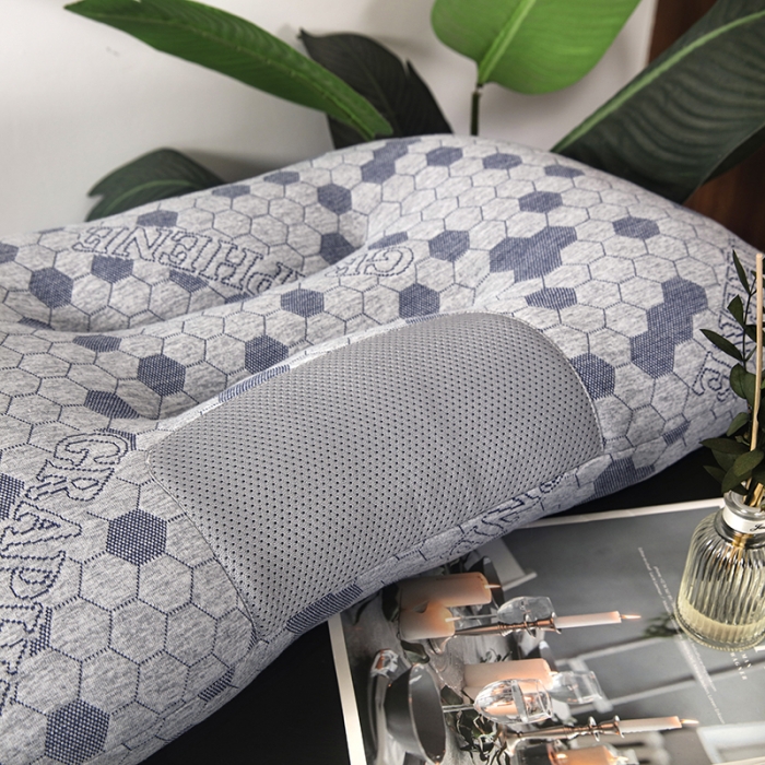 91家纺网 家纺一手货源 找家纺 （总）拾光 2023新款分区能量水立方护颈枕芯枕头