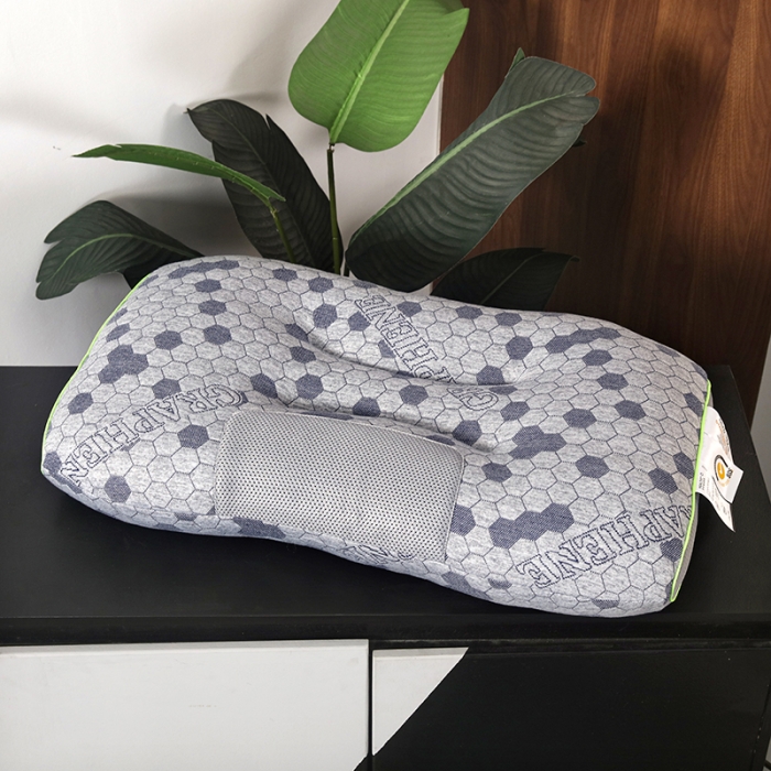 91家纺网 家纺一手货源 找家纺 （总）拾光 2023新款分区能量水立方护颈枕芯枕头