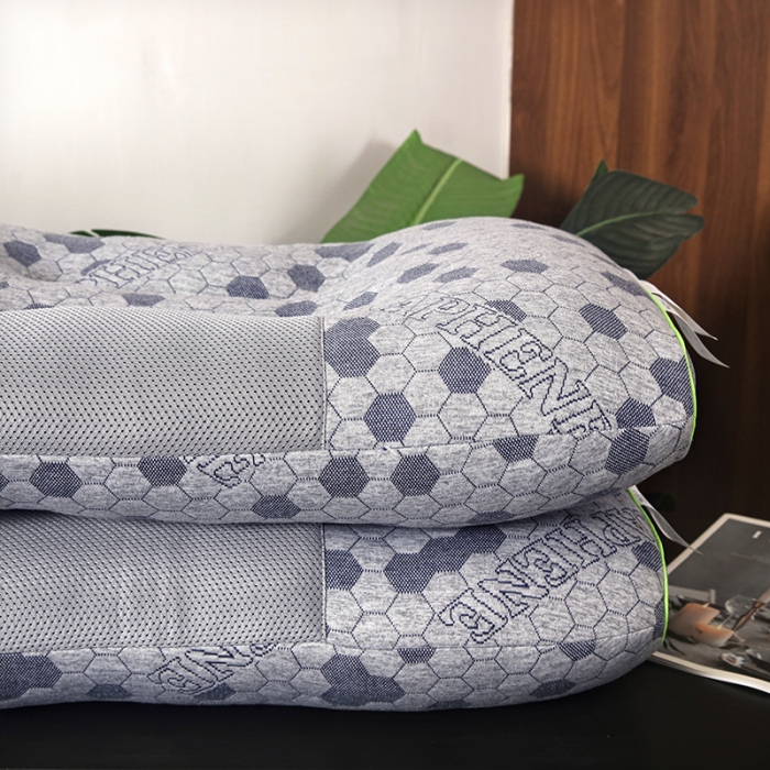 91家纺网 家纺一手货源 找家纺 （总）拾光 2023新款分区能量水立方护颈枕芯枕头