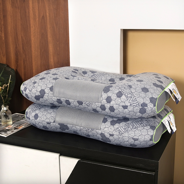 91家纺网 家纺一手货源 找家纺 （总）拾光 2023新款分区能量水立方护颈枕芯枕头