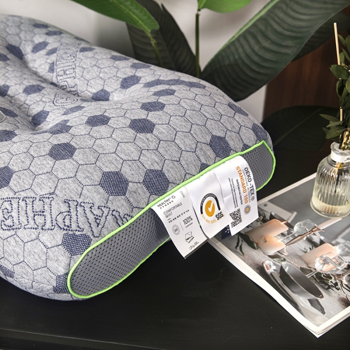 91家纺网 家纺一手货源 找家纺 （总）拾光 2023新款分区能量水立方护颈枕芯枕头