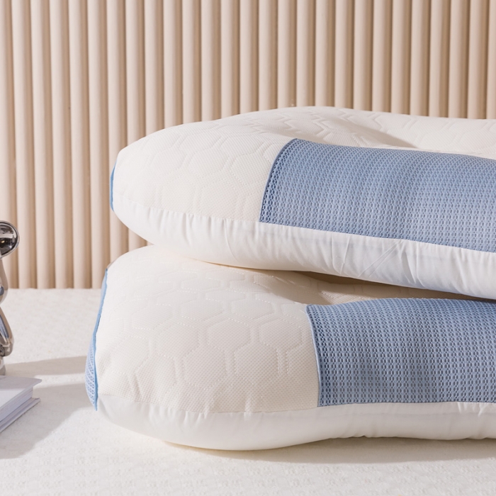 91家纺网 家纺一手货源 找家纺 （总）拾光 2023新款全棉透气柔软乳胶护颈枕