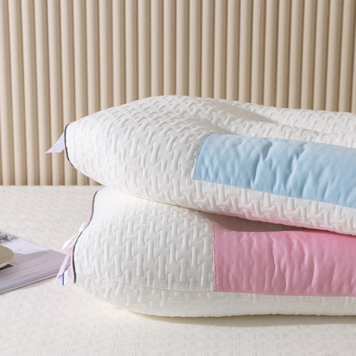 91家纺网 家纺一手货源 找家纺 （总）拾光 2023新款针织棉分区轻柔酒店枕头枕芯