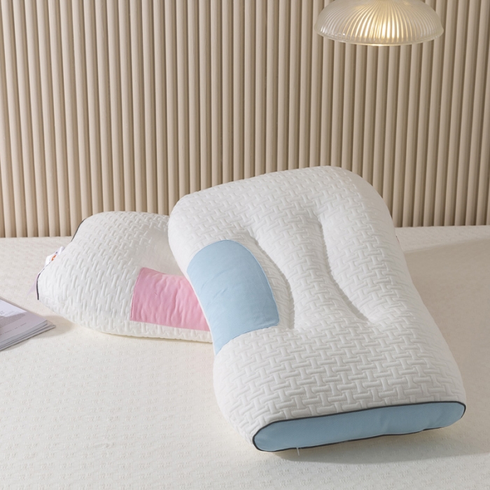 91家纺网 家纺一手货源 找家纺 （总）拾光 2023新款针织棉分区轻柔酒店枕头枕芯