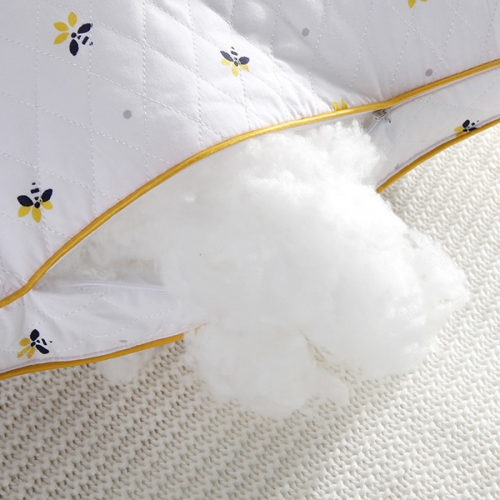 91家纺网 家纺一手货源 找家纺 （总）拾光 2023新款全棉刺绣清新印花酒店羽丝绒枕