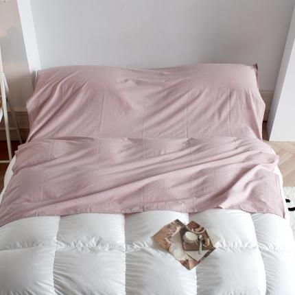 Mr.pig猪先生水洗棉 2023新款纯色隔脏睡袋 睡袋-藕荷