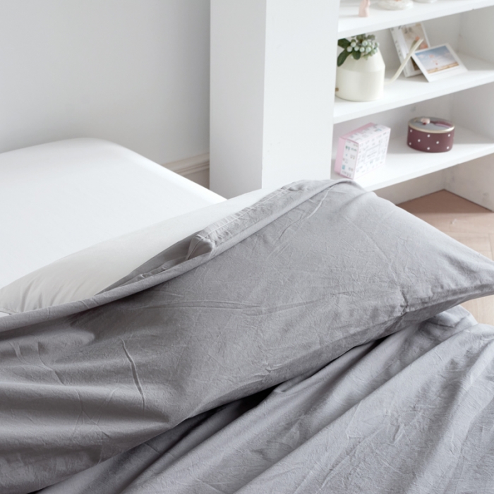 91家纺网 家纺一手货源 找家纺 Mr.pig猪先生水洗棉 2023新款纯色隔脏睡袋 睡袋-水貂灰