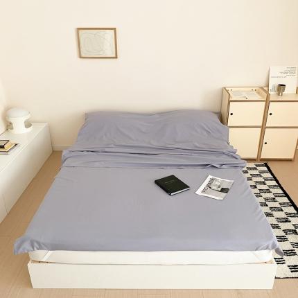 Mr.pig猪先生水洗棉 2023新款纯色隔脏睡袋 睡袋-花青灰