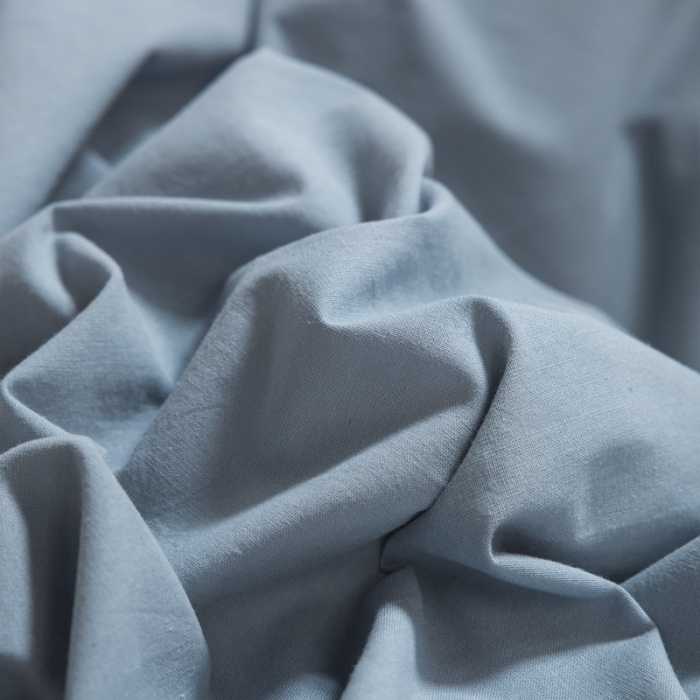 91家纺网 家纺一手货源 找家纺 柠萌 2025新款A类色织水洗棉学生简约上下铺宿舍三件套 浅蓝粉