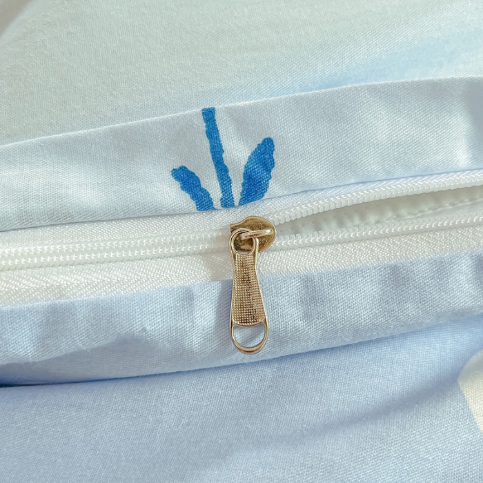 91家纺网 家纺一手货源 找家纺 金爱家 2023新款小猪佩奇正版授权纯棉印花系列四件套 小猪佩奇-彩虹佩奇