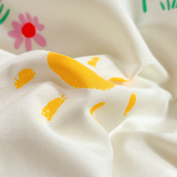 91家纺网 家纺一手货源 找家纺 金爱家 2023新款小猪佩奇正版授权纯棉印花系列四件套 小猪佩奇-春游佩奇