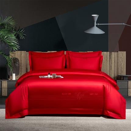 91家纺网 家纺一手货源 找家纺 （总）博之洋 2025新款长绒棉居家款轻奢生活系列四件套