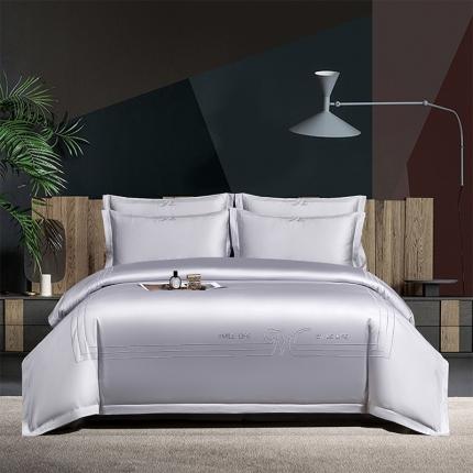 91家纺网 家纺一手货源 找家纺 （总）博之洋 2025新款长绒棉居家款轻奢生活系列四件套