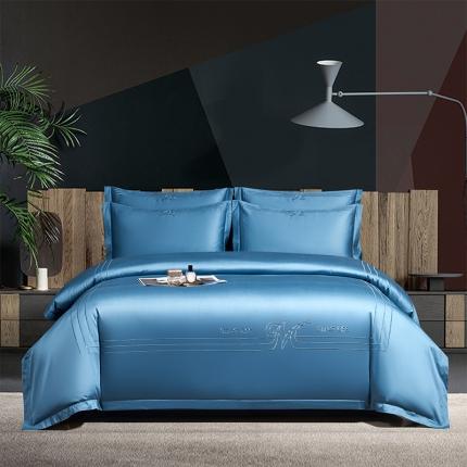 91家纺网 家纺一手货源 找家纺 （总）博之洋 2025新款长绒棉居家款轻奢生活系列四件套