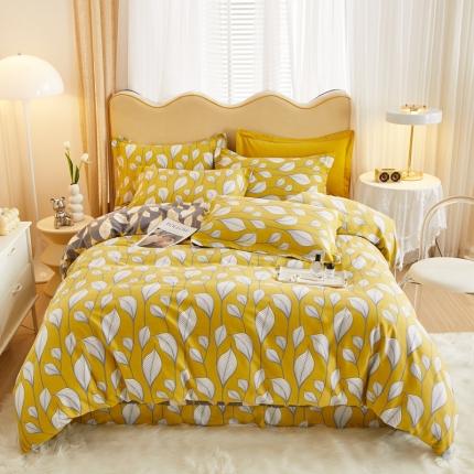 91家纺网 家纺一手货源 找家纺 （总）金纱玉纺家纺 2024新款加厚AB版四件套