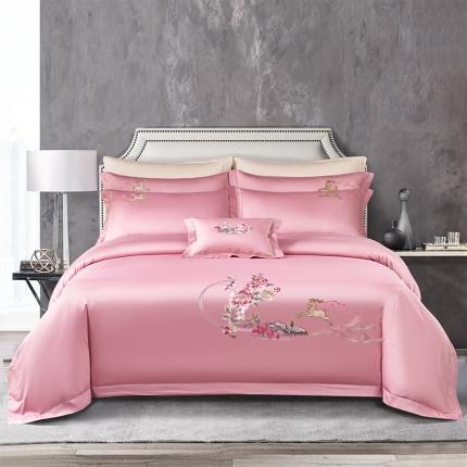 91家纺网 家纺一手货源 找家纺 （总）博之洋 2025新款长绒棉居家款轻奢生活系列四件套