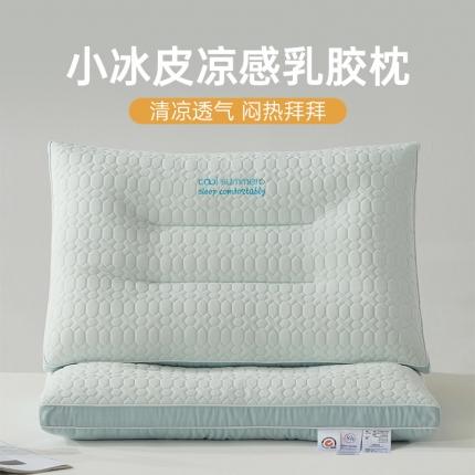 （总）昕科 2023新款小冰皮凉感乳胶枕芯枕头分区定型乳胶枕成人爆款枕