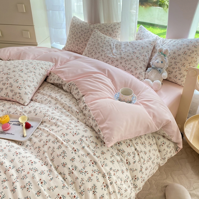 91家纺网 家纺一手货源 找家纺 （总）慕尚家纺 2025新款A类超柔双层水洗四件套