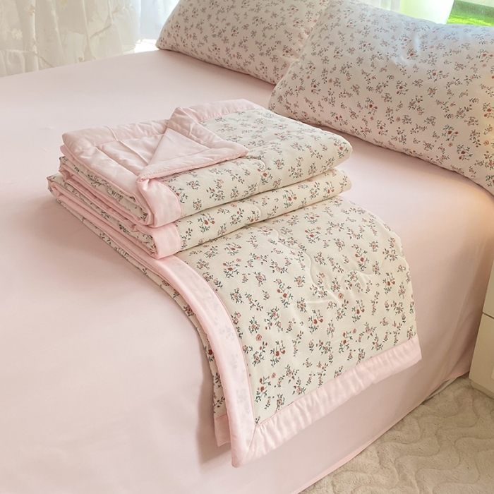 91家纺网 家纺一手货源 找家纺 （总）慕尚家纺 2025新款A类超柔双层纱针织夏被四件套