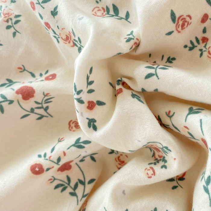 91家纺网 家纺一手货源 找家纺 慕尚家纺 2025新款A类超柔双层纱针织夏被四件套 后花园