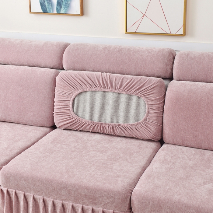 91家纺网 家纺一手货源 找家纺 千彤 2023新款裙边沙发笠沙发套雪尼尔系列 香芋色