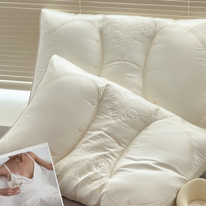 91家纺网 家纺一手货源 找家纺 （总）伟邦枕芯 2023新款法式乳胶功能枕