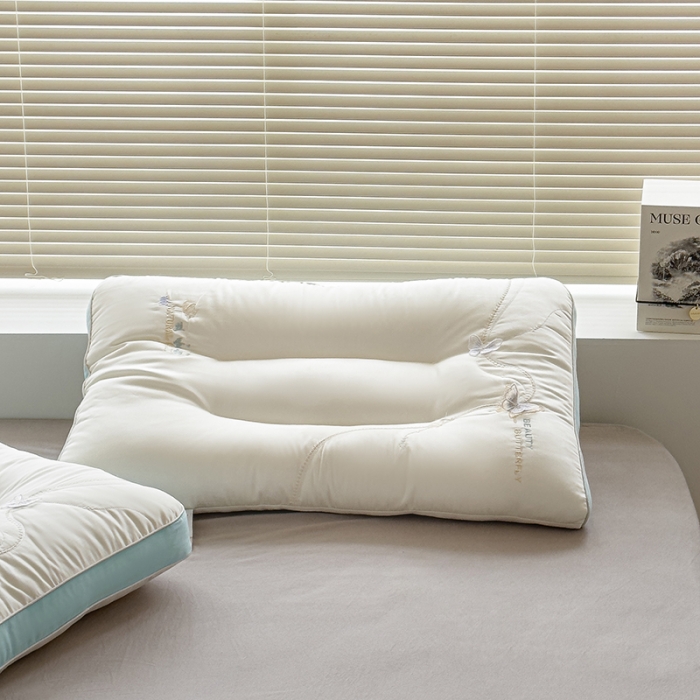 91家纺网 家纺一手货源 找家纺 （总）伟邦枕芯 2023新款蚕丝蛋白护颈枕