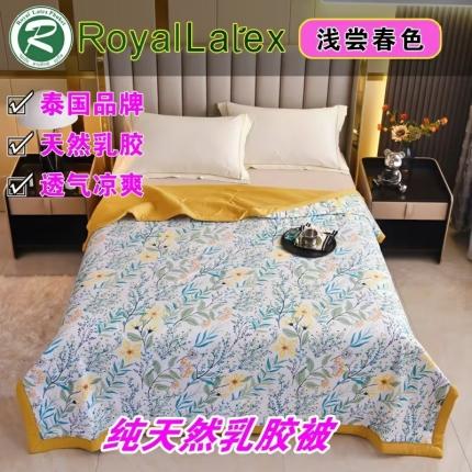 91家纺网 家纺一手货源 找家纺 （总）皇家乳胶体验馆 2023新款皇家三代水洗棉3D印花乳胶被