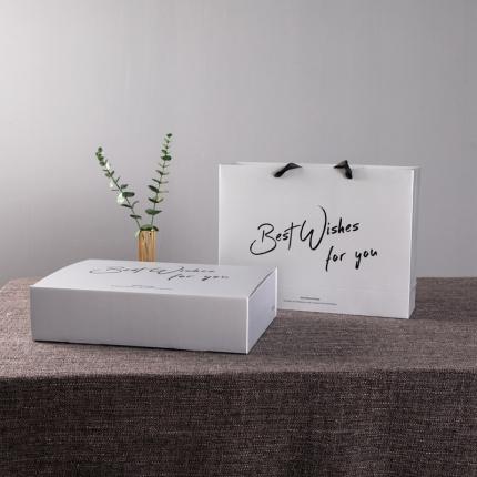 91家纺网 家纺一手货源 找家纺 森翔 手提袋套件包装 Best Wishes for you银色